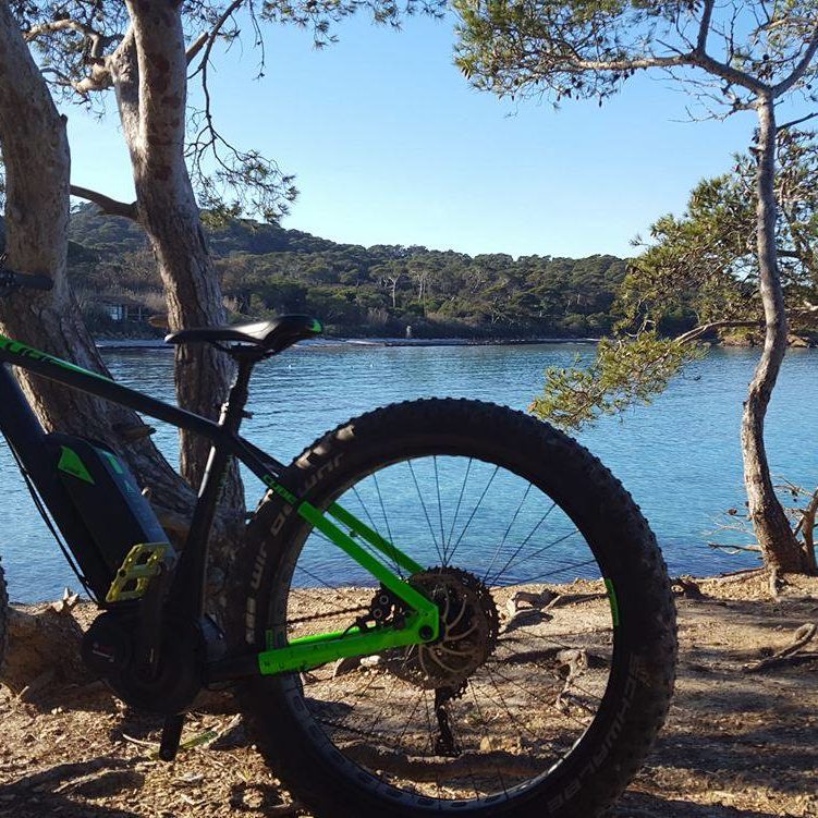 VTT à Porquerolles